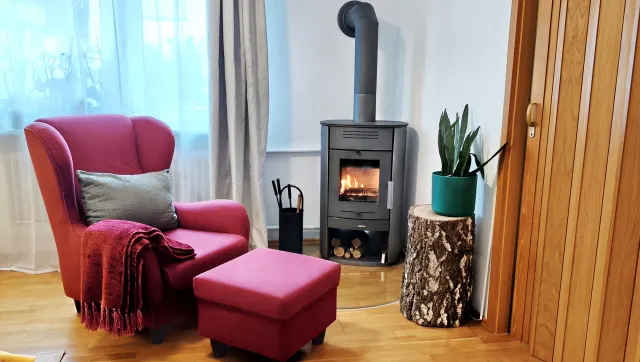 BookNoFees: Stilvolle Wohnung mit Kamin – Bensheim