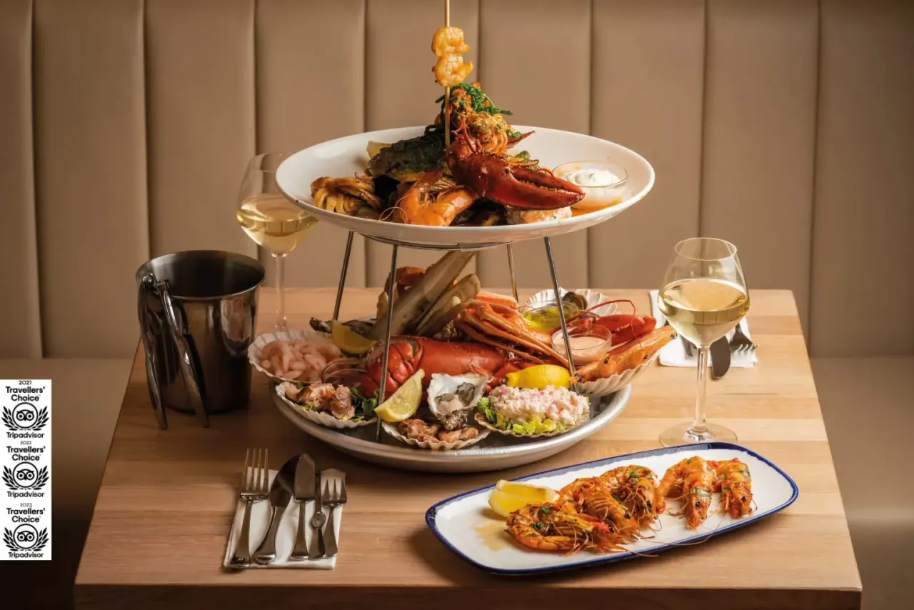 BookNoFees: Restaurant – The Seafood Bar – Amsterdam – Die Meeresfrüchte-Bar, Foto 1
