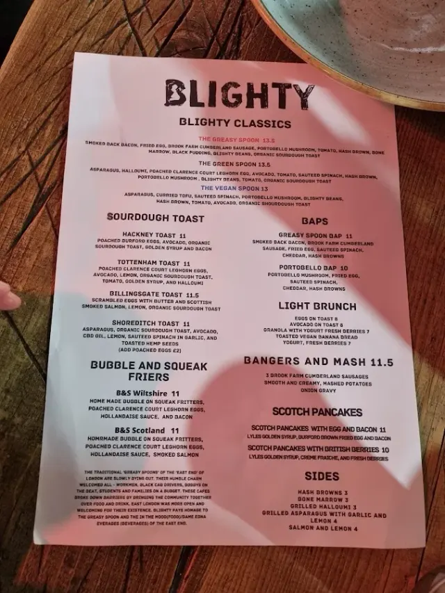 BookNoFees: Café – Blighty India Cafe – London – Blighty India Café, Foto 2