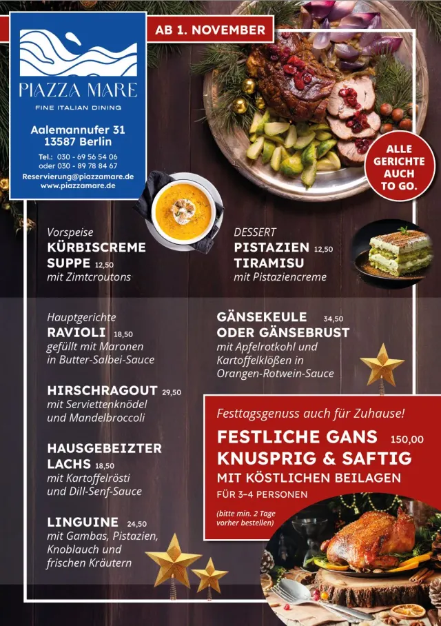 BookNoFees: Restaurant – Piazza Mare – Berlin – Piazza Mare, Foto 2