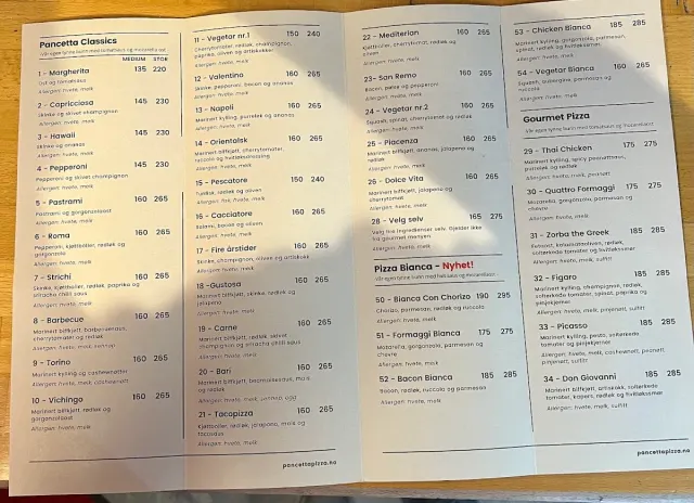 BookNoFees: Restaurant – Pizza Pancetta – Oslo – Pizza mit Pancetta, Foto 3