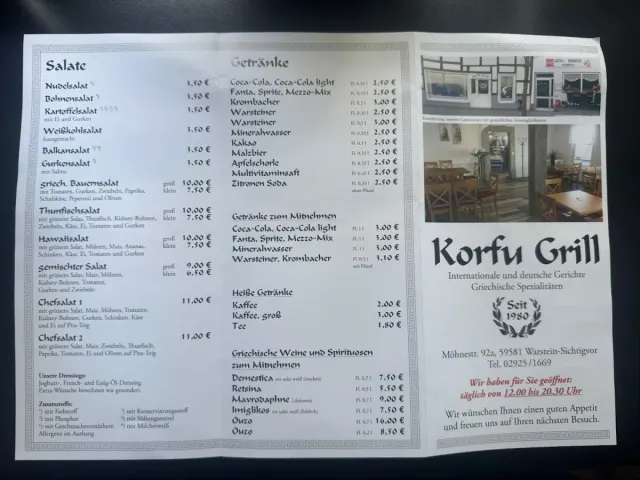 BookNoFees: Restaurant – Grillstube Korfu – Warstein-Sichtigvor – Grillstube Korfu, Foto 2