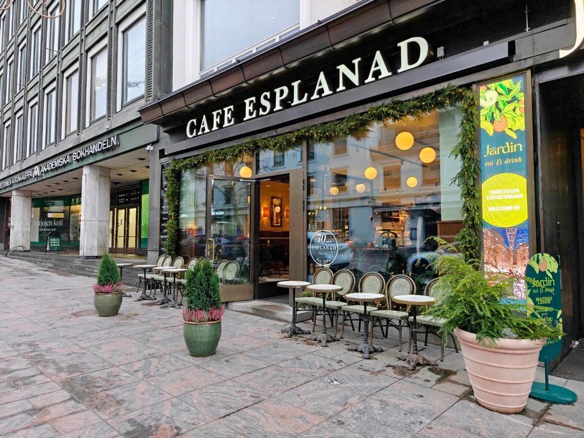 BookNoFees: Café – Cafe Esplanad – Helsinki – Café Esplanad, Foto 1