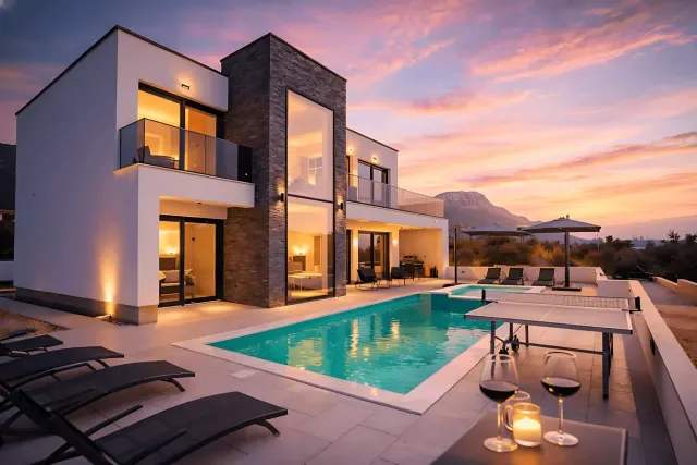 BookNoFees: Villa „Just be Happy“ · Meerblick · Pool · Whirlpool – Kaštel Stari