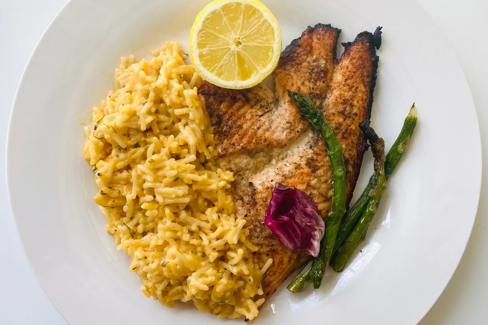 BookNoFees: Beispielfoto: Gegrillter Fisch