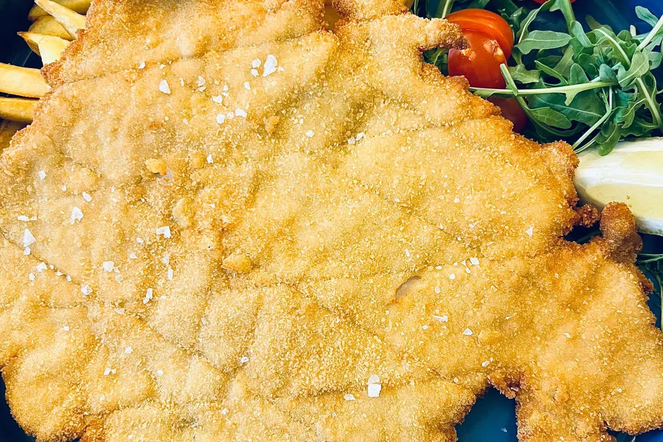 BookNoFees: Beispielfoto: Paniertes Schnitzel